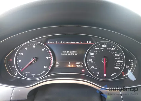 2016 Audi A7 3.0T Premium Plus z USA, uszkodzony, nr VIN WAU2GAFC5GN031864